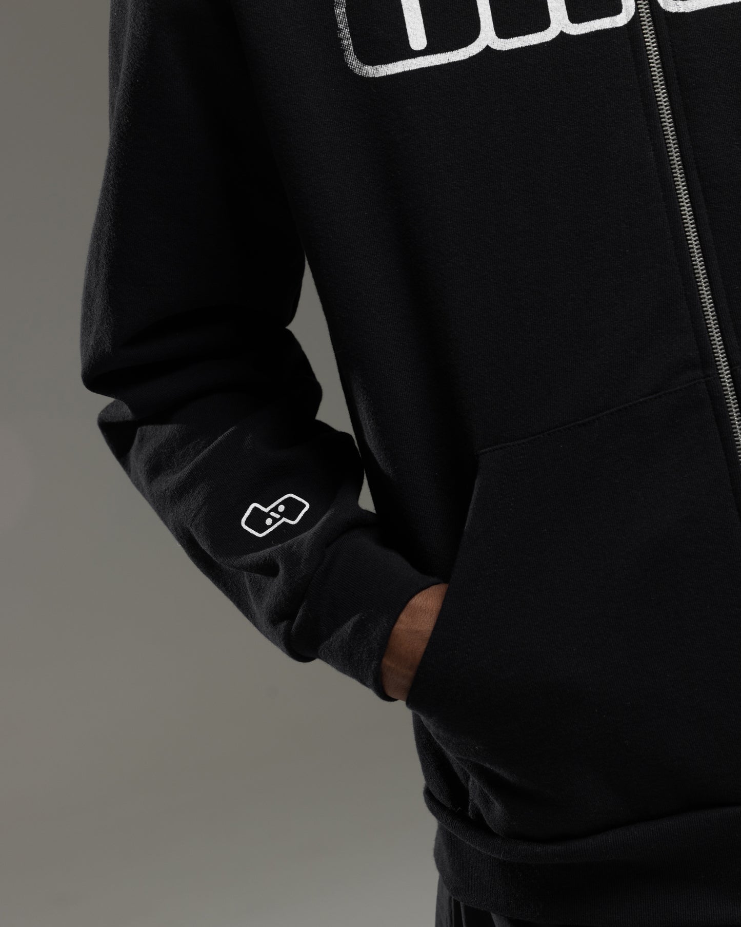 ONEV OTM Black Zip Up Hoodie