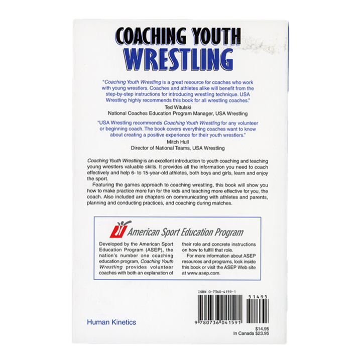 Coaching Youth Wrestling Book