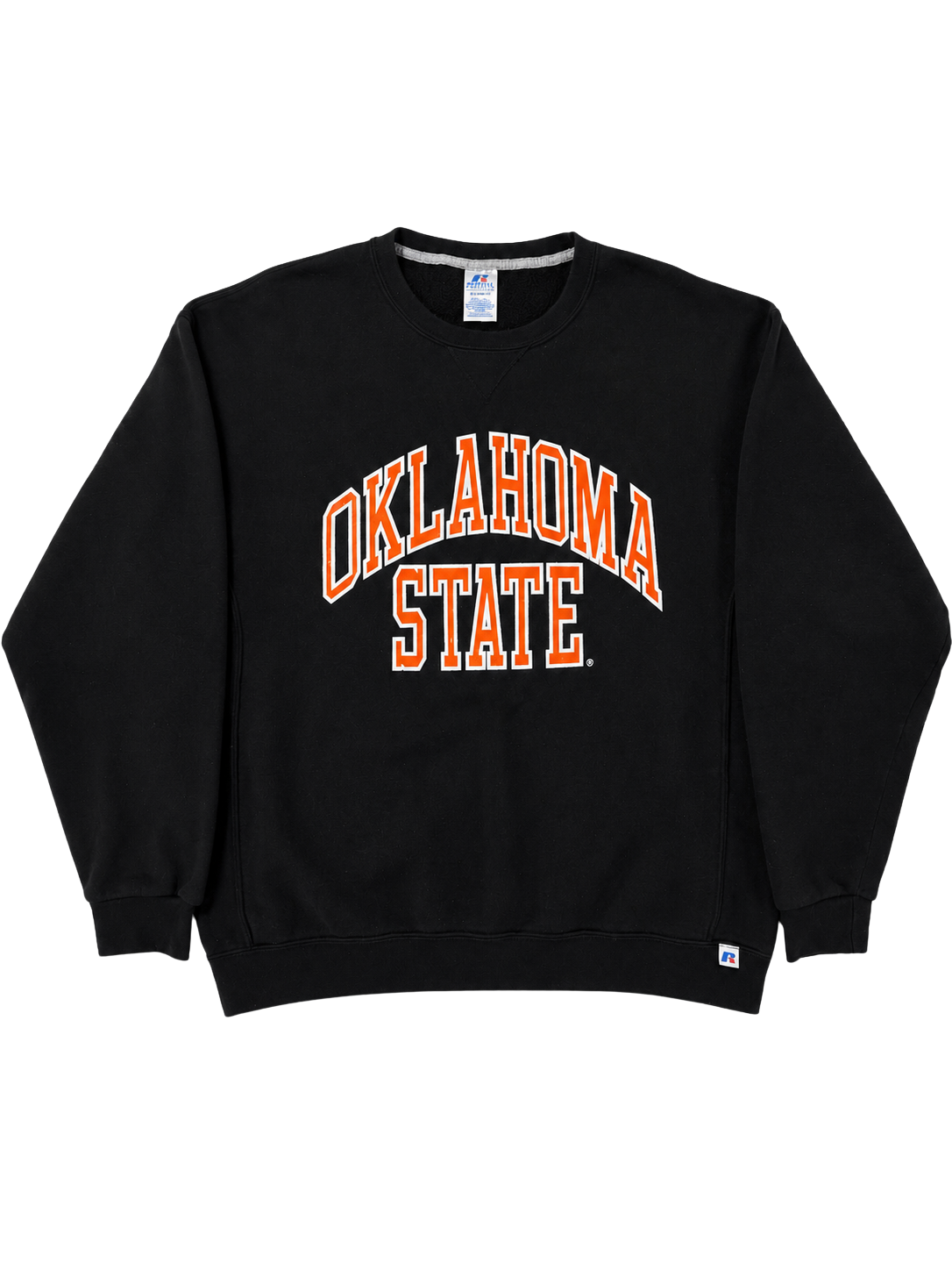 Oklahoma State Black Vintage Crew