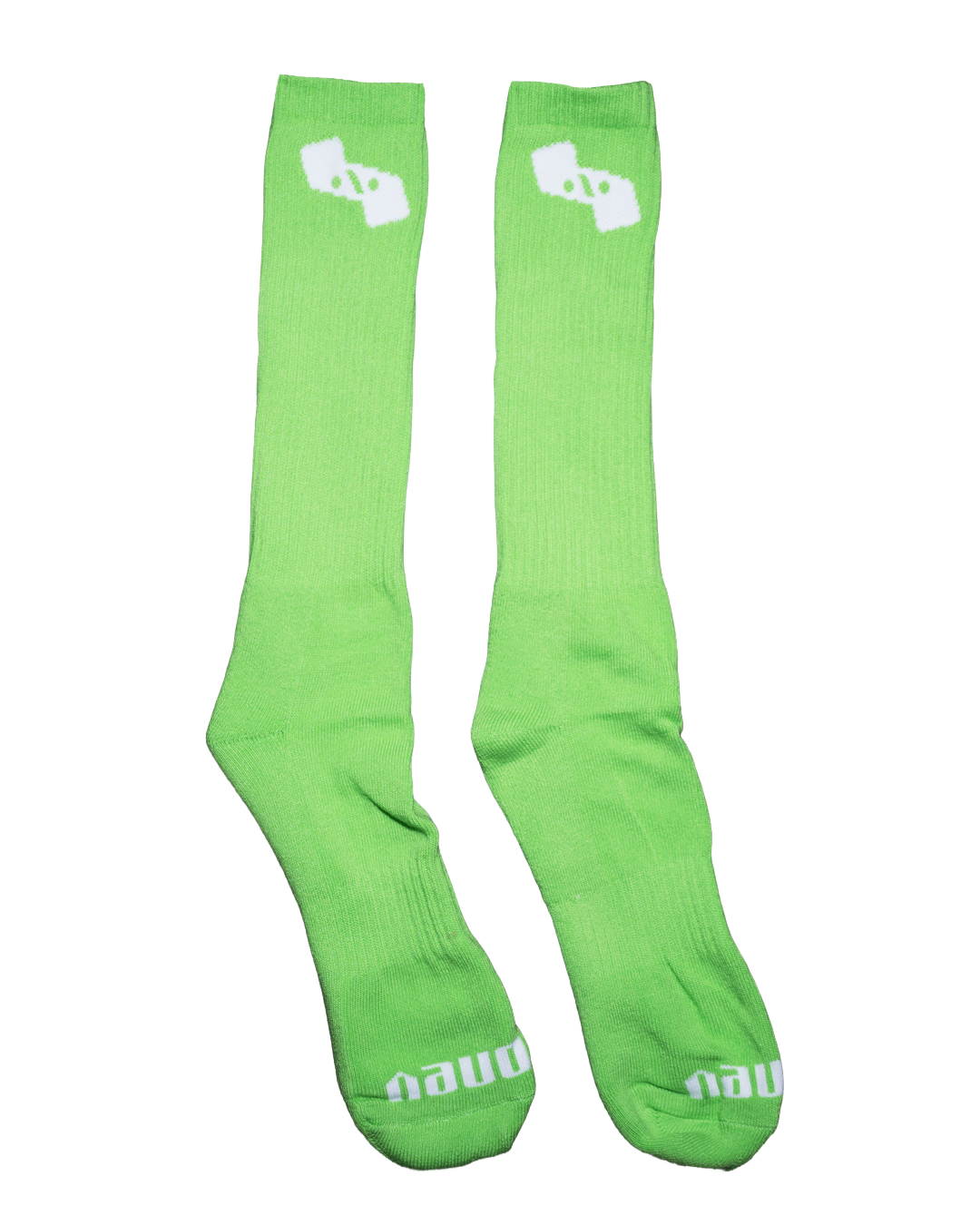 ONEV Stacked Socks Neon Green