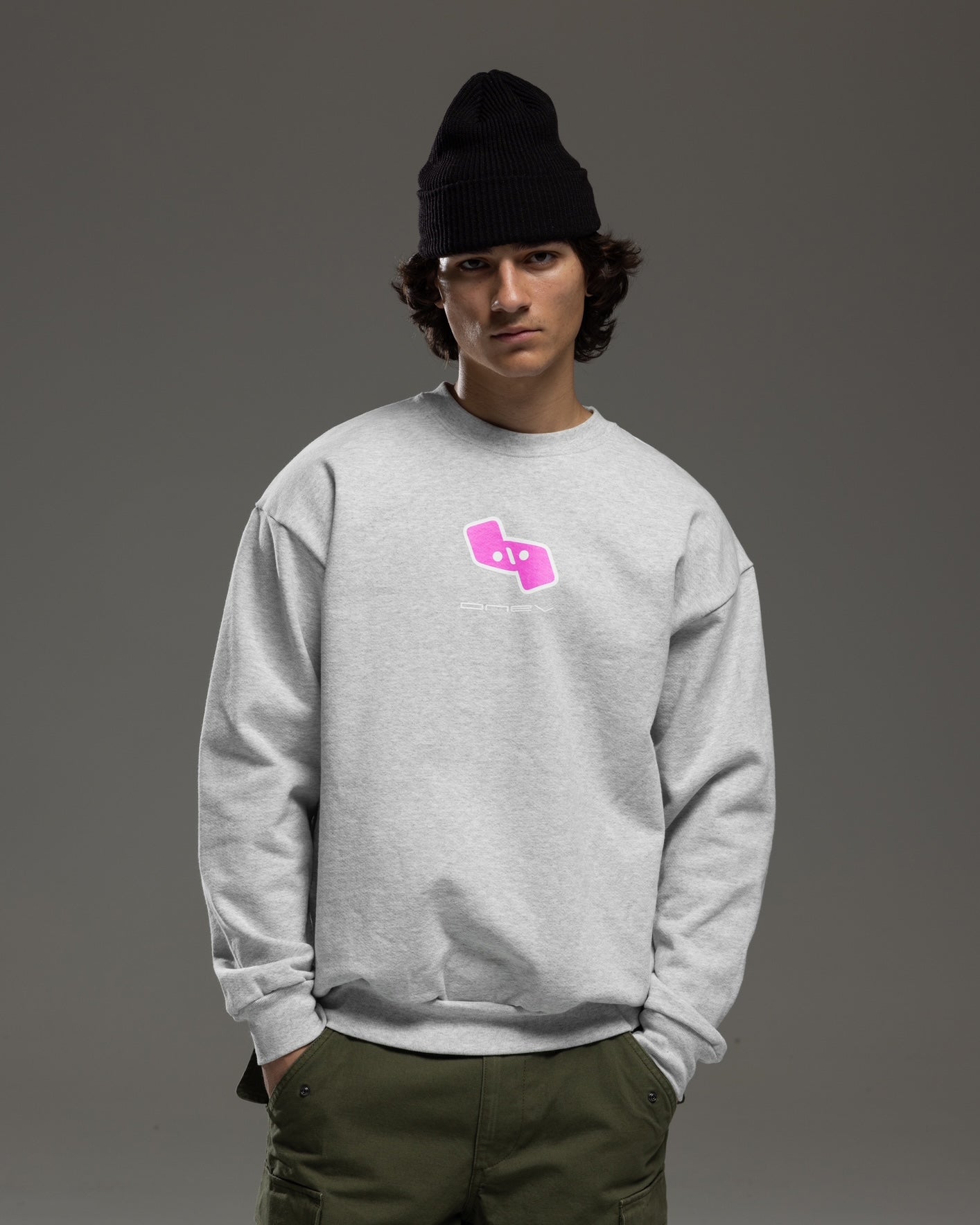 ONEV OTM Grey Crewneck