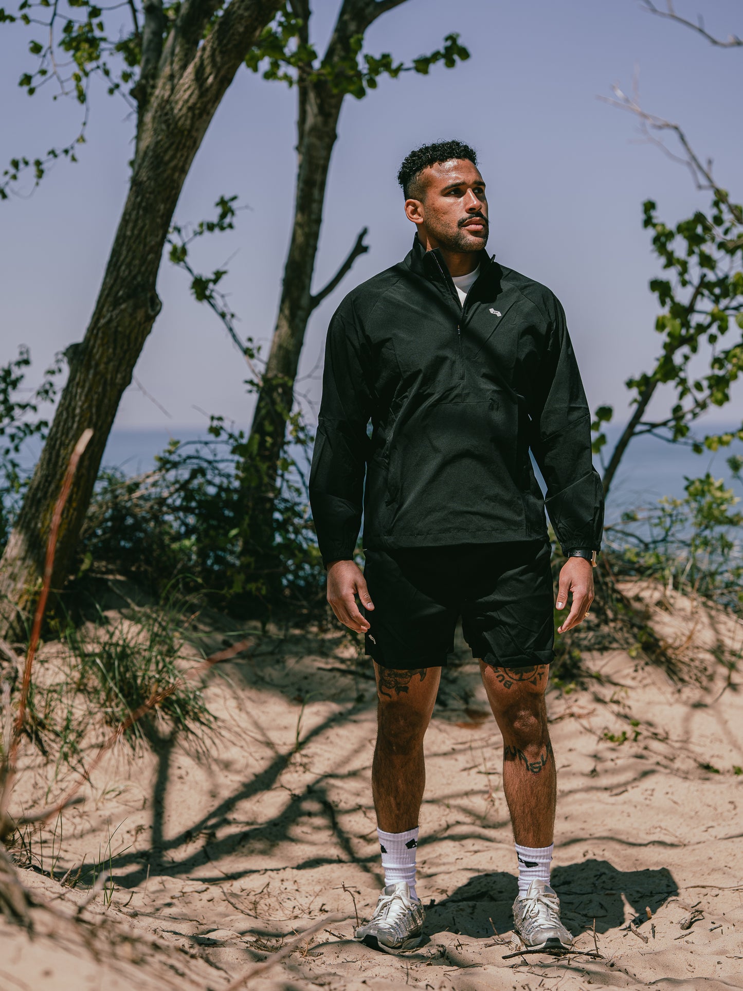 TECH-fall Pullover Jacket Black