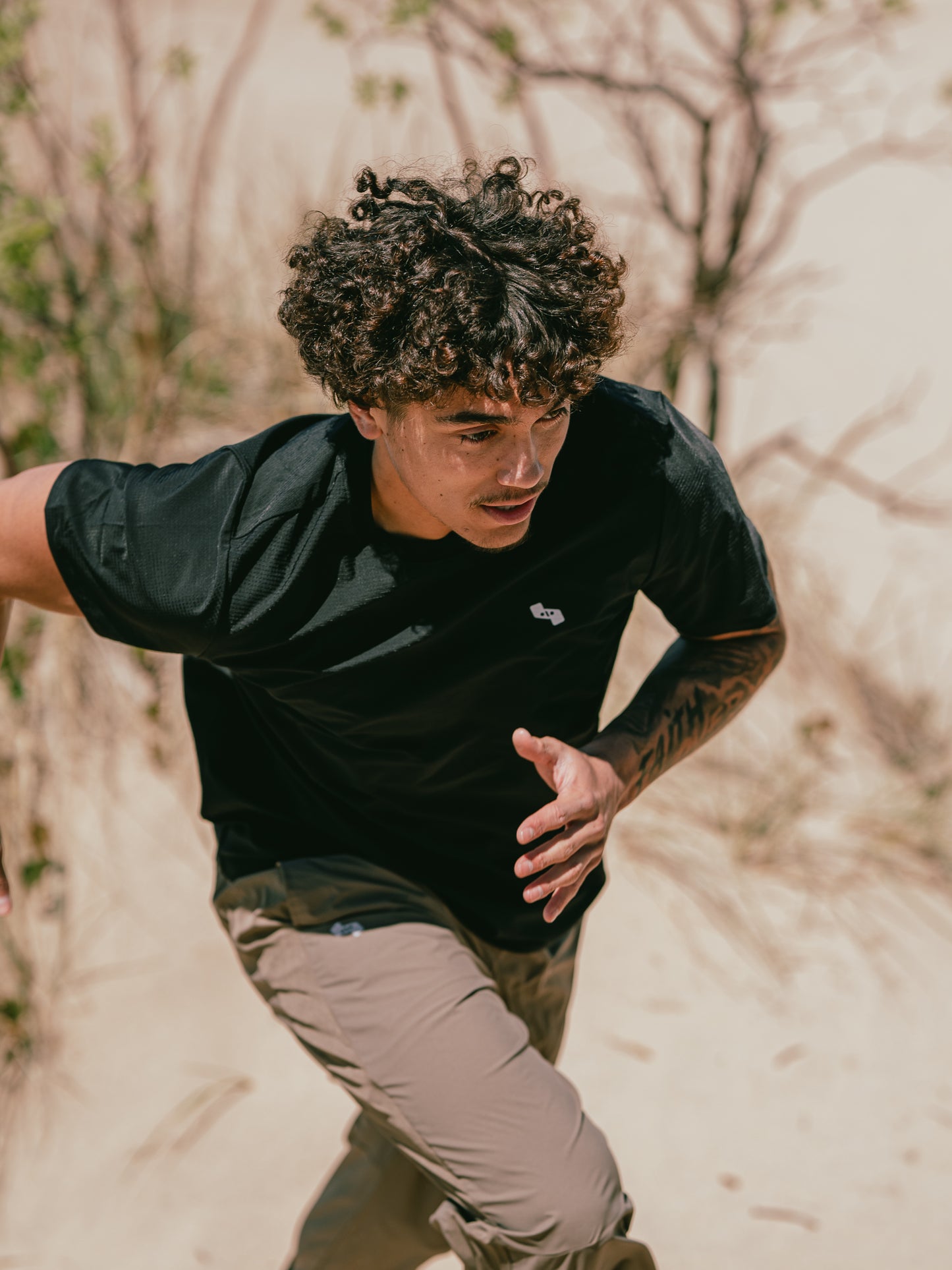 TECH-fall Tee Black