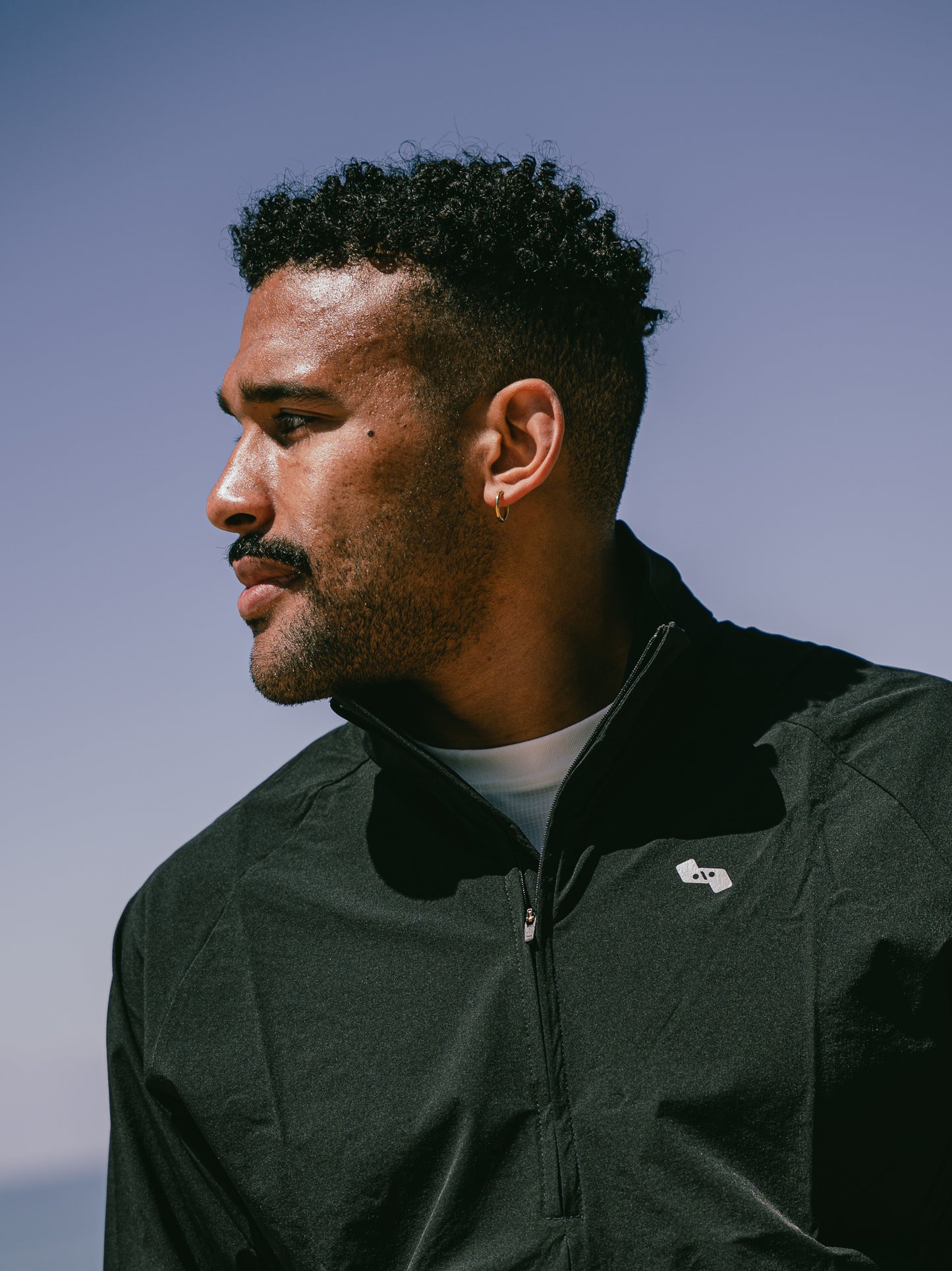 TECH-fall Pullover Jacket Black