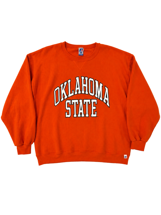 Oklahoma State Orange Vintage Crew