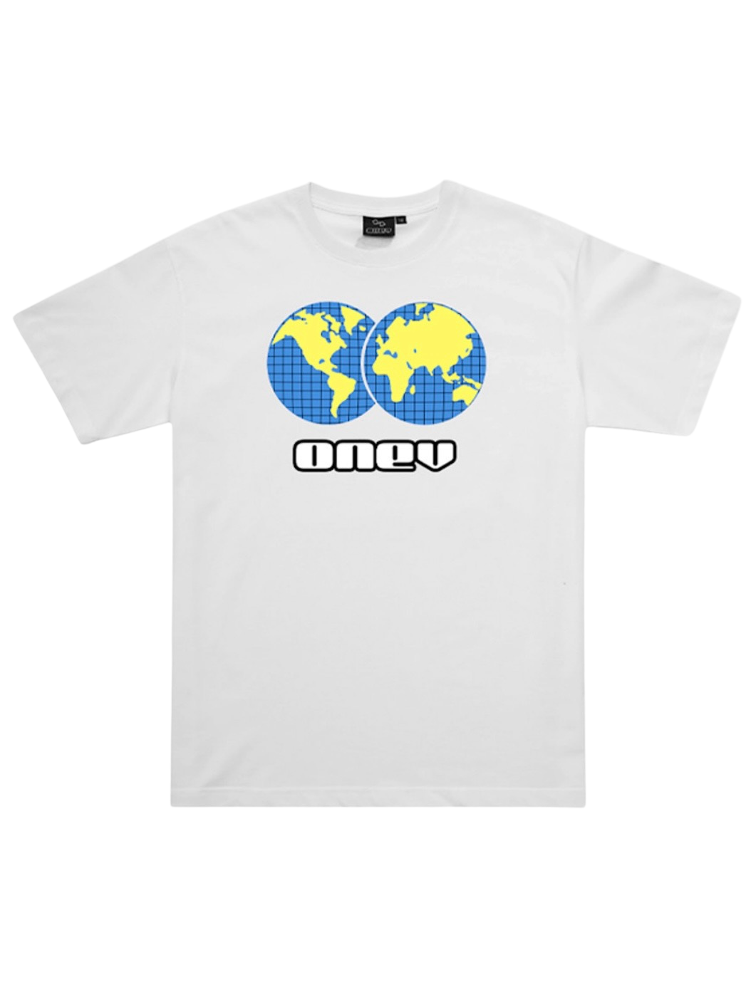 ONEV Globe Tee White