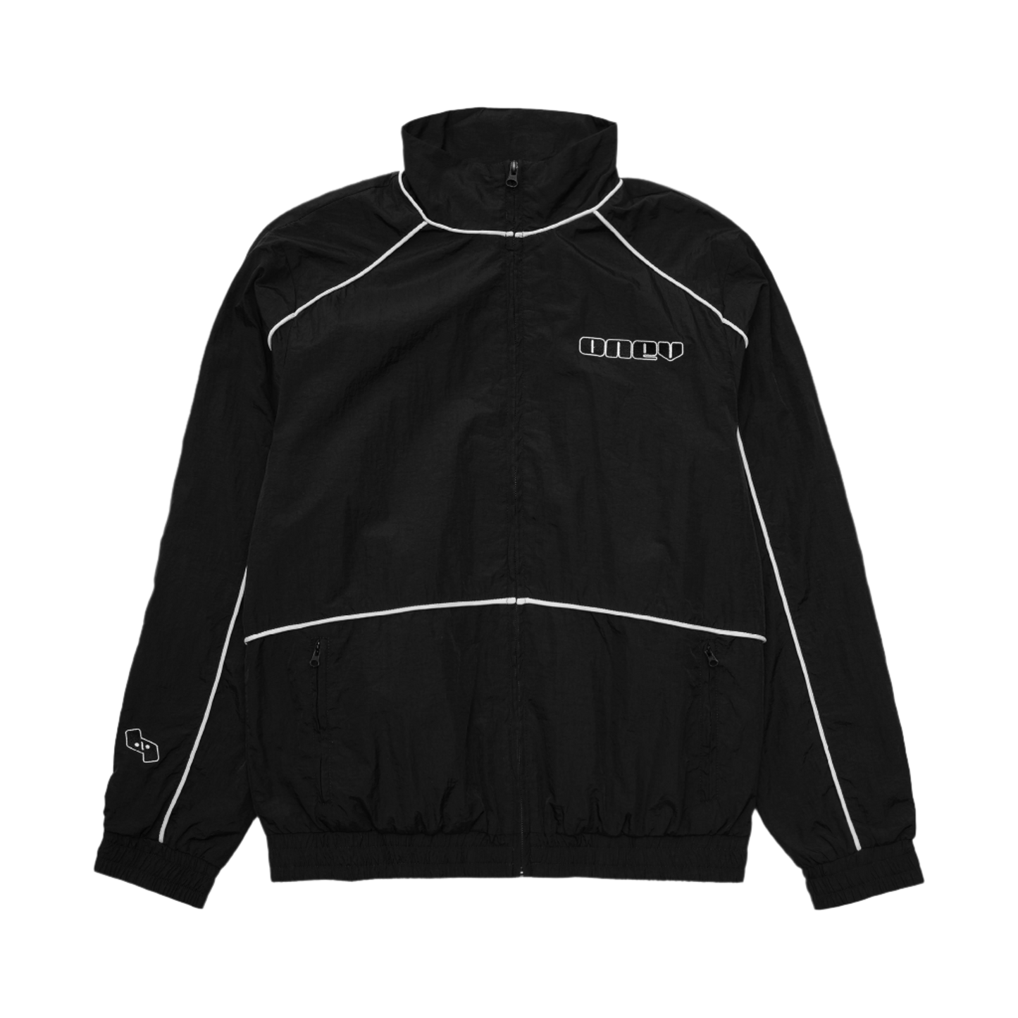 LYFT V-FORM OVERSIZE TRACK JACKET-BLACK 2Line Oversize Track