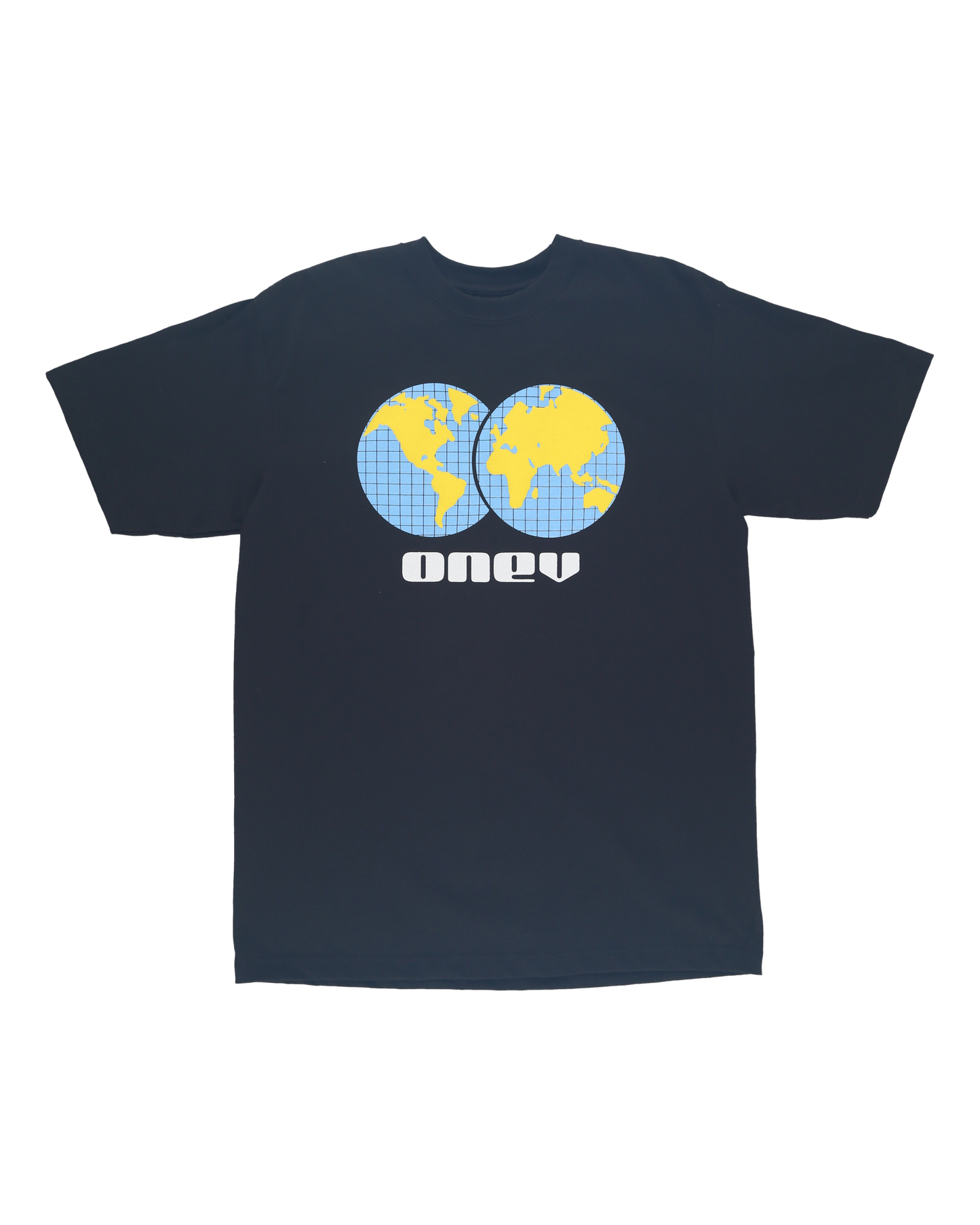 ONEV Globe Tee Black