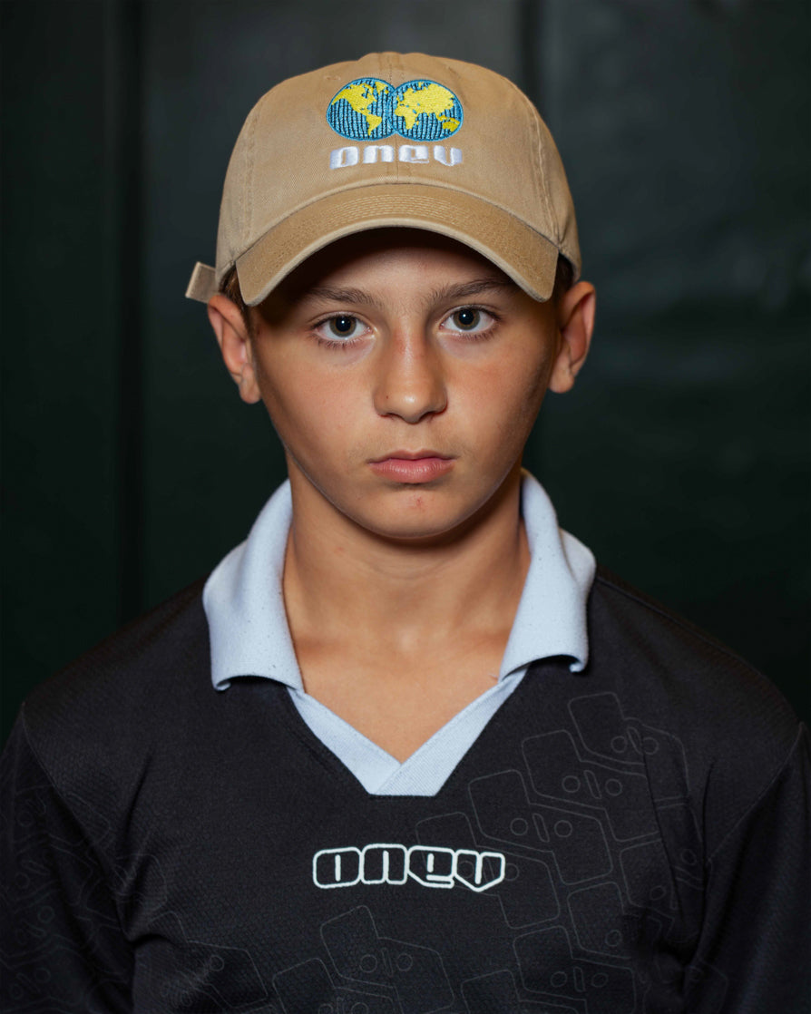 ONEV Globe Hat Tan