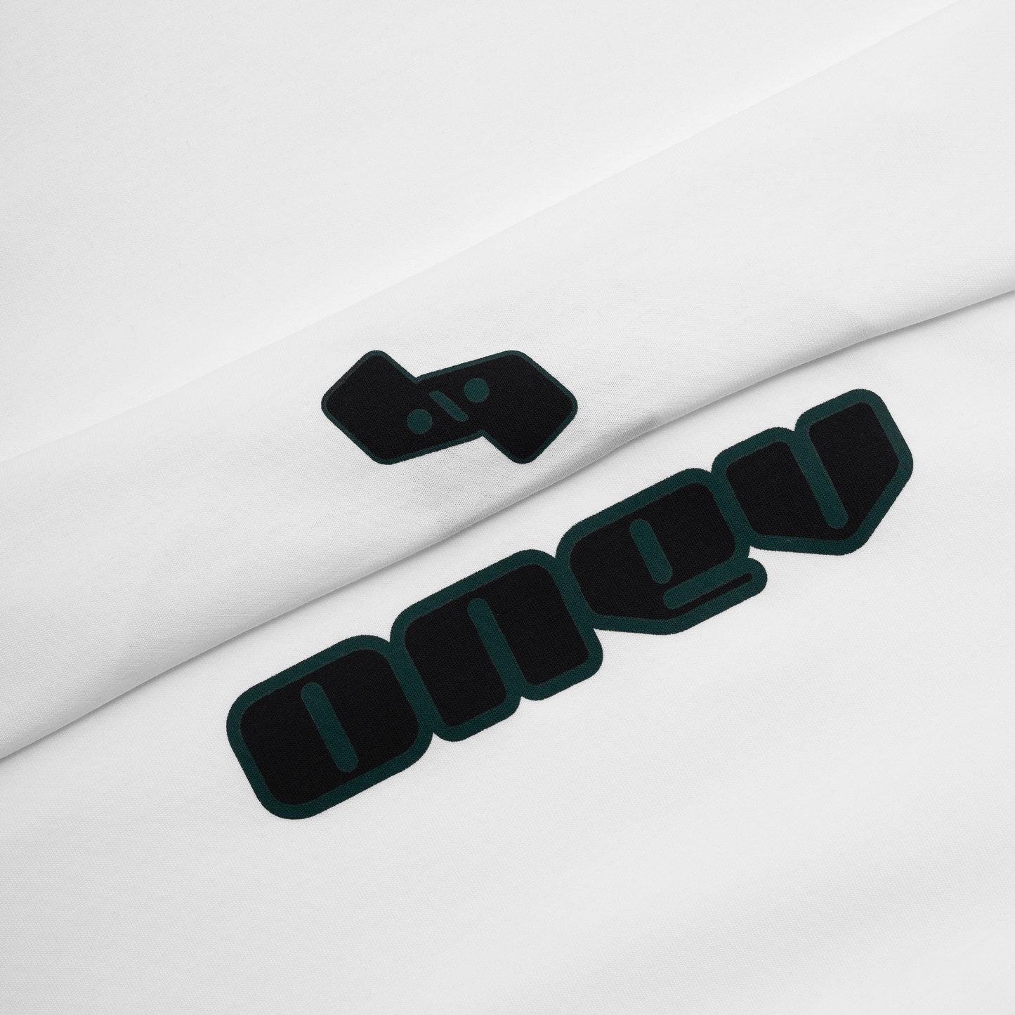 ONEV Vital Tee | White w/ green & black lettering