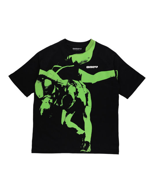 Go Big Graphic Tee- Headlock Green