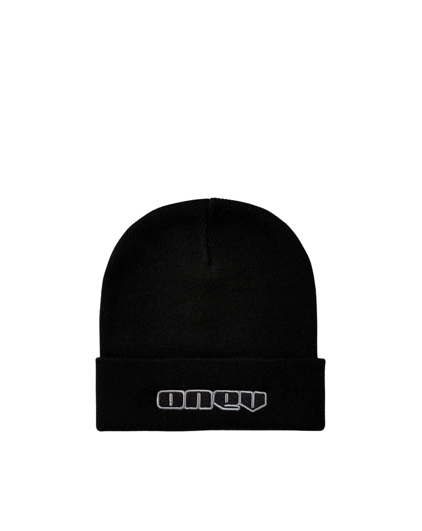 ONEV Cuffed Black Beanie