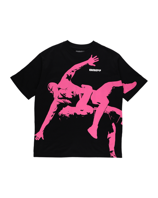 Go Big Graphic Tee- Suplex Pink