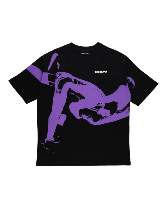 Go Big Graphic Tee- Blast Double Purple