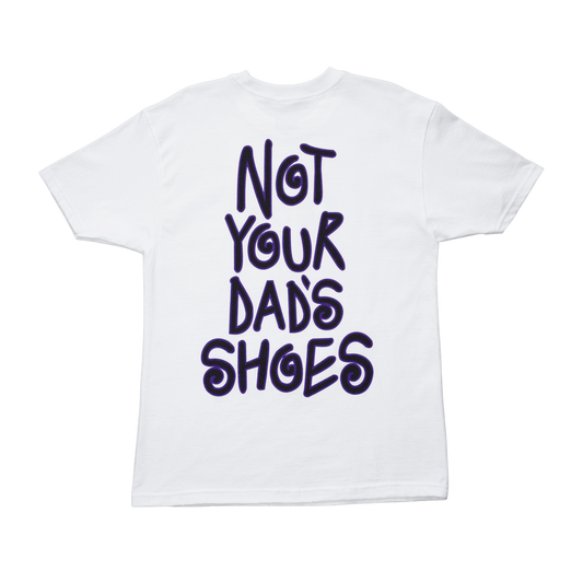 "Not Your Dad's Shoes" Tee- Purple
